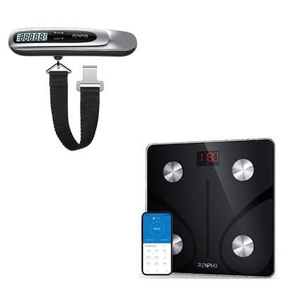  BAGAIL Digital Luggage Scale, Hanging Baggage Scale and Digital  Luggage Scale with Temperature (2 Set) : Clothing, Shoes & Jewelry