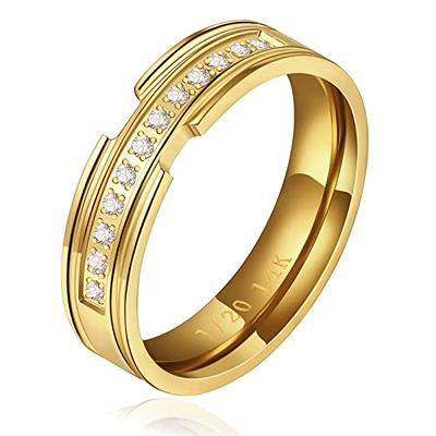  Stackable Gold Rings For Women Non Tarnish Trendy