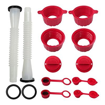 2X Universal Replacement Gas Fuel Can Long Spout (Nozzle) Vent Kit Fits for  Rubbermaid, for Gott, for Essence, for Wedco, for Briggs, for Scepter, for  Eagle, for Blitz, for Midwest - Yahoo