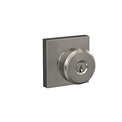 SCHLAGE RESIDENTIAL F51A Bowery Keyed Entry Knob Lock With Greyson