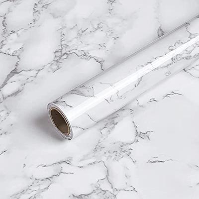 Caltero Marble Contact Paper 15.7 x 472 White Grey Marble Wallpaper Peel  and Stick Glossy Marble Contact Paper Self Adhesive Contact Paper for  Countertop Kitchen Cabinets Bathroom - Yahoo Shopping