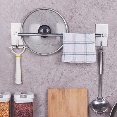 Bathroom Towel Holder Towel Rod Bar Rack Hanger Wall Mount, Self