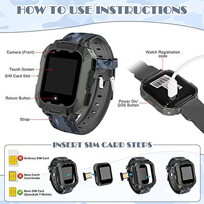  LiveGo Smart Watch for Kids with SIM Card,GPS Tracker