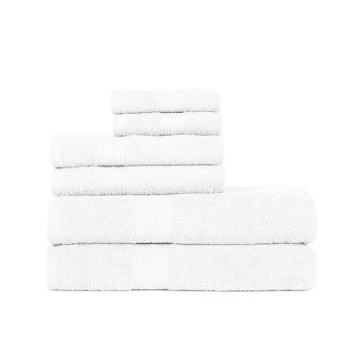 Bridlewood Smooth Soft and Thick 6 Piece 100% Cotton Towel Set