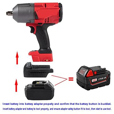 New upgrade MT20ML Battery Adapter for Makita 18V Battery Convert To  Milwaukee M18 18V Tools, Battery