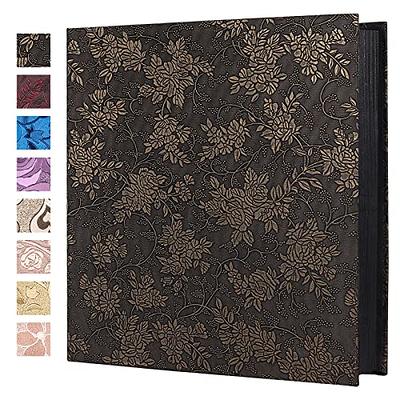 Vienrose Photo Album for 600 4x6 Photos Leather Cover 600 Pockets, Brown