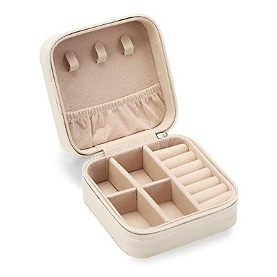 ZPROW Travel Jewelry Case, Mini Portable Jewelry Travel Boxes