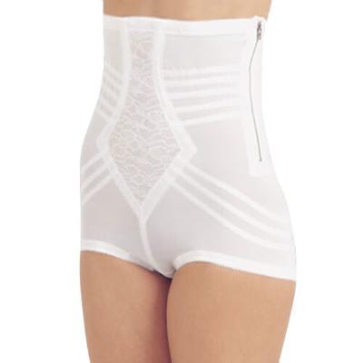 Plus Size Women's No Top Roll Shapette High Waist Brief w/ Zipper by Rago  in White (Size S) - Yahoo Shopping