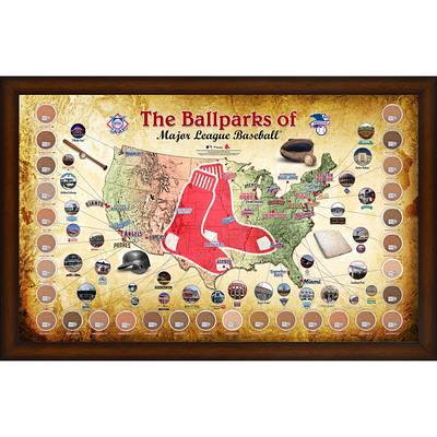 StadiumViews Boston Red Sox Youthefan Brown Floater Frame 19.5-in