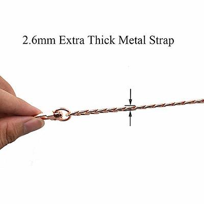 HAHIYO Mini Pochette Purse Chain Strap Slim Wide 7mm for LV Length 7.9  Inches Extra Thick 2.6mm Rose Gold for Handbag Wallet Clutch Comfortable  Flat Metal Strap 1 Pack - Yahoo Shopping