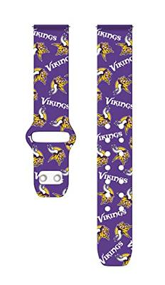 : Game Time Minnesota Vikings Quick Change HD Watch Band  Compatible with Samsung and More (Random 20mm Long) : Sports & Outdoors