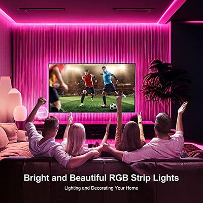 65ft 2835 RGB led light Strip Led Tape Lights Color Changing for room  waterproof