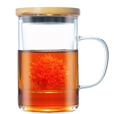 Glass Teapot (25oz/ 750ml) MJZQCD with Removable Stainless Steel