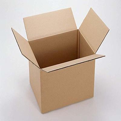  Small Cardboard Shipping Boxes Mailers 5x5x5 inches Corrugated  Packing Storage Cube Kraft Mailing Box, Pack of 25 : Office Products