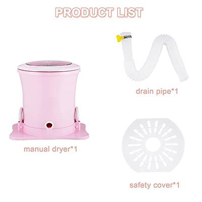 Dryer Portable Travel Mini Dryer Machine, Clothes Dryer Small Dryer Machine  with Shoe Drying Pipe for Travel Home Laundry Orange (US Plug 110V)