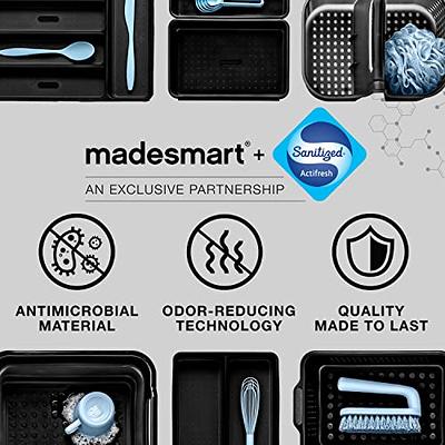 madesmart Set of 2 Stackable 2-Tier Plastic Multipurpose