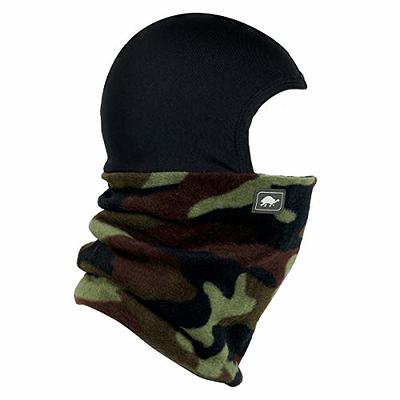 Fuinloth Balaclava Face Mask, Summer Cooling Neck Gaiter, UV Protector Motorcycle Ski Scarf for Men/Women Black