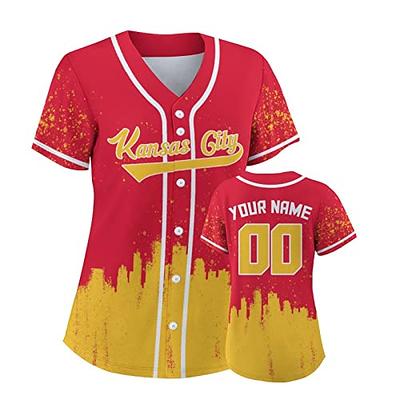  Custom Football City Silhouette Baseball Jersey Printed or  Stitched Personalize Your Name & Number for Fans Gifts Jersey Women Youth  Kids