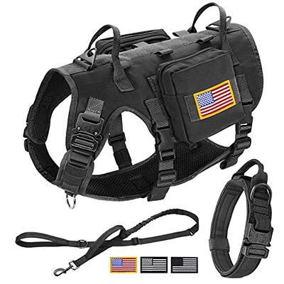 rabbitgoo Tactical Dog Harness No-pull Extra Large Military Training Vest  Handle