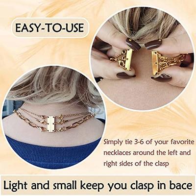 Necklace Layering Clasps Magnetic Clasps for Jewelry,18K Gold and Silver  Separator for Stackable Necklaces and Chains - Yahoo Shopping