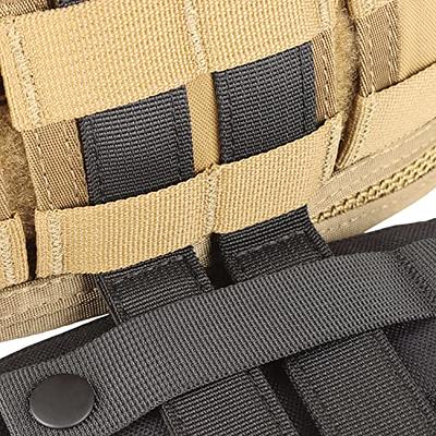 GearHill 2 Molle Clips Web Dominator with Elastic String Multipurpose  Backpack Accessories, Molle Attachments