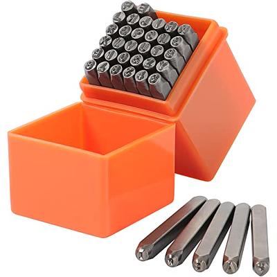 BENECREAT 6mm 1/4 Four Leaf Clover Metal Design Stamps Punch Stamping Tool  - Electroplated Hard Carbon Steel Tools to Punch on Metal Jewelry Leather