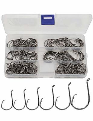 100pcs 4/0# 7384 2X Saltwater Strong Fishing Circle Hooks, Hooks