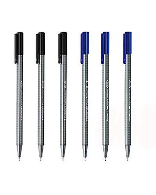 Staedtler Triplus Fineliner 0.3mm - Pack of Six (3 Black & 3 Blue) Color: 3  Black & 3 Blue, Model:, Office/School Supply Store - Yahoo Shopping