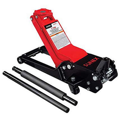 SUNEX TOOLS 3.5-Ton Service Jack with Quick Lifting System with Jack Stands  66037JPK - The Home Depot