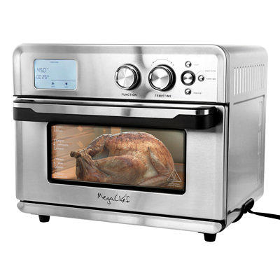 Chefman 21-Quart Stainless Steel Air Fryer in the Air Fryers department at