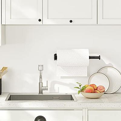 Paper Towel Holder Under Cabinet Self Adhesive Kitchen Countertop