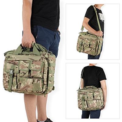 Stypos Tactical Messenger Bag, Tactical Briefcase for Man Military Laptop  Bag Messenger Shoulder Bag