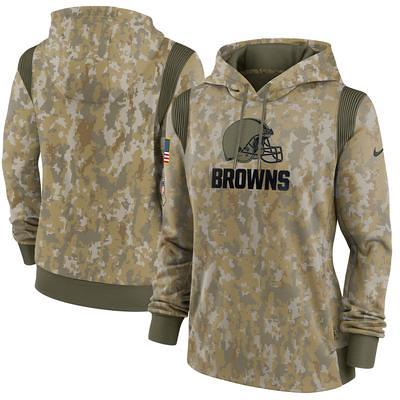 Newest Cleveland Browns Hoodie Sideline Athletic Performance Pullover  Jacket