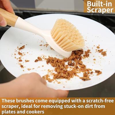 Dish Brush, Kitchen Dish Brush, Dish Scrub Brush For Pot Pan Sink Cleaning  Dish Washing Brush Scrubber