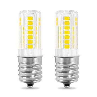 E17 Intermediate LED 3.5W Fridge Light Bulb Replacement Compatible with  Kenmore Refrigerator 480LM 110V-130V Daylight White 5000K, Fit for  Frigidaire Freezer Lamp Microwave Over Stove Bulb, Pack of 2 - Yahoo  Shopping