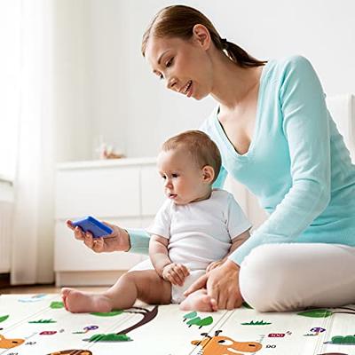 Baby Play Mat, Floor Crawling Educational Double Sided Waterproof