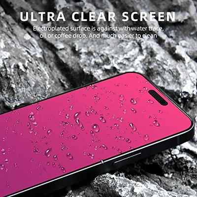 3 Pack Privacy Screen Protector for iPhone 15 Pro max/15 Plus 6.7 inch,  Sensor Protection, Dynamic Island Compatible, 9H Private Tempered Glass Film,  Anti-Scratch, Case Friendly,Bubble Free 