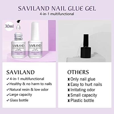 Saviland Gel x Nail Glue Base Top Gel Coat and Primer PH Bond with Mini  Nail Lamp - Gel Nail Glue for Nail Tips Adhesive Nail Bond Gel Nail Prep  Kit