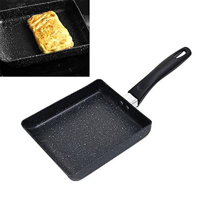 Black Pan Square Steak Frying Pan, Egg Pan, Nonstick Egg Pan