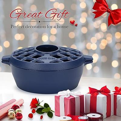 G Good Gain Wood Stove Steamer, Fireplace Humidifier, Cast Iron Humidifier  for Stove, Matte Blue Finish, Rust Resistant, Lattice Top, 2.5 Quart  Capacity, Wood Burning Stove Indoor Decorative - Yahoo Shopping