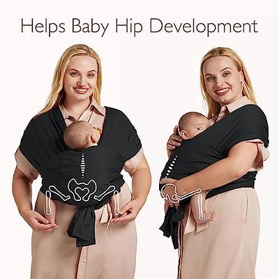 Momcozy Baby Wrap Carrier, Easy to Wear Infant Carrier Slings, Lightweight  Hands Free Baby Sling, Adjustable Baby Carriers for Newborn to Toddler 8-35  lbs, Grey - Yahoo Shopping