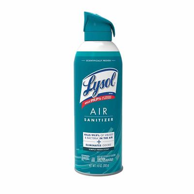 Lysol Air Sanitizer 10 oz. Simply Fresh Odor Eliminator Air Disinfectant  Aerosol, Purple - Yahoo Shopping
