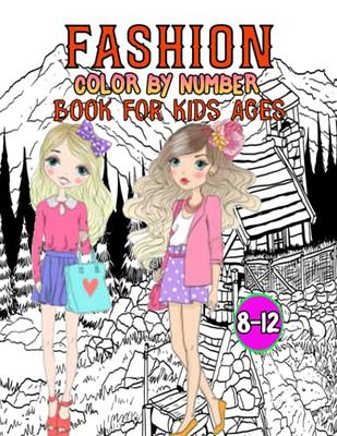 Fashion Coloring Book for Girls Ages 8-12: Gorgeous Beauty Style