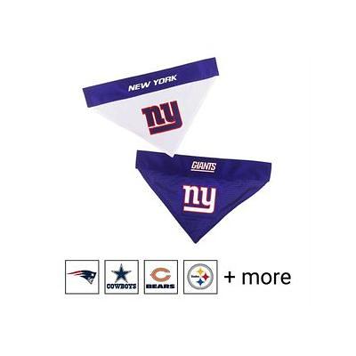 Zubaz NFL Team Reversible Pet Bandana for Dogs & Cats, New York Giants,  Large/X-Large