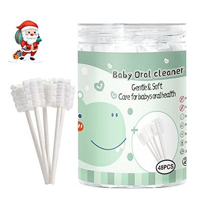 Baby Toothbrush, Baby Tongue Cleaner, 40Pcs Disposable Infant