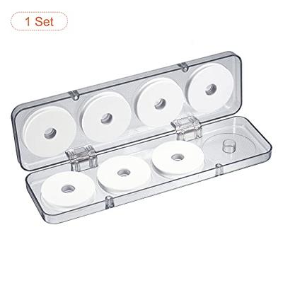 PATIKIL 1.77 Inch Fishing Line Spool, 100 Pack EVA Foam Fishing Winding  Board Plates Fly Fishing Gear Organizer for Fishing Line Storage, White