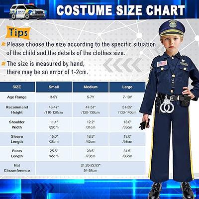 BEIKEETOO Police Costume for Kids, Exquisite Police Officer Costume for  Kids Christmas Costumes for Boys Girls, Dress Up Police Uniform Cop Costume  Role Play Outfits for Gift Birthday Career Day - Yahoo