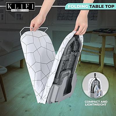 Small Tabletop Ironing Board - Ironing Board with Mesh Metal Base & Cover, Portable Folding Mini Iron Board for Sewing, Craft Room, Household, Dorm 