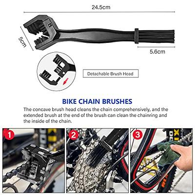 Toma Bike Chain Scrubber Bicycle Chain Cleaner Bicycle Chain Cleaning Brush  Tool for Cycling Bikes Road Bikes Mountain Bikes 