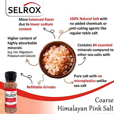 Himalayan Secrets Natural Pink Cooking Salt in Refillable Grinder - 8 oz Healthy